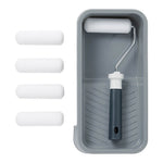 Apple Tree Mini Gloss Roller Set 100mm — 7 Piece Foam Roller Kit with Tray